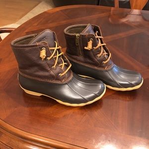Sperry Duck Boots.